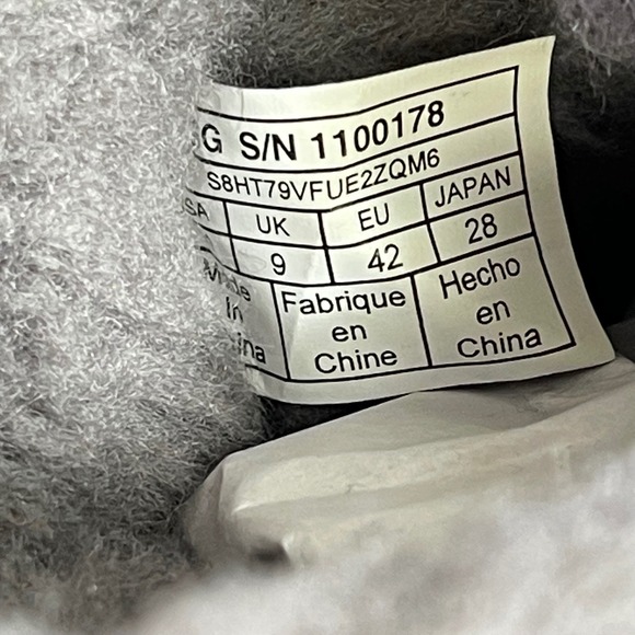 UGG Australia Dakota 1100178 Shearling Moccasin Slipper Black Glitter Womens 11 - Picture 9 of 10